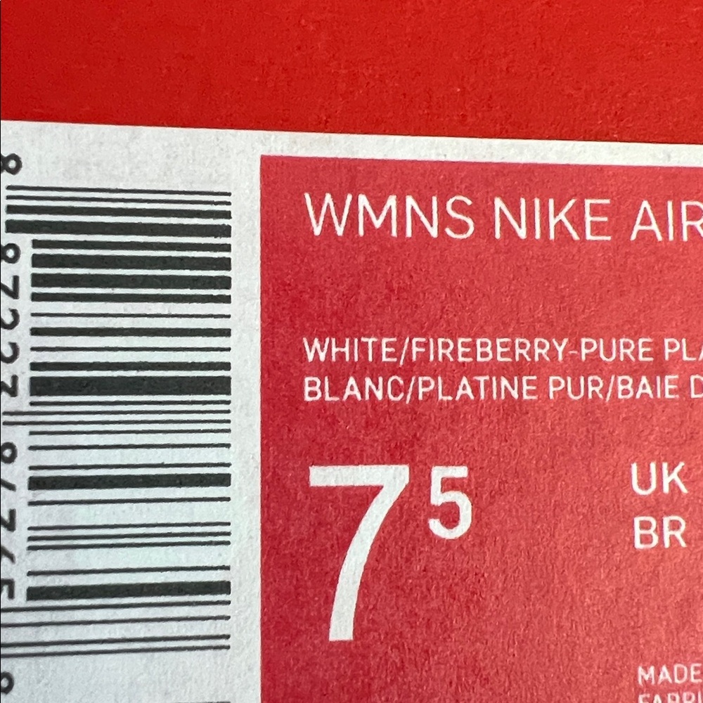 NIKE Air Max Correlate Training Shoes White/Fireberry-Pure Platinum - Picture 16 of 16